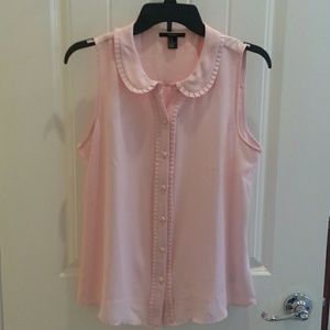 Rose button blouse